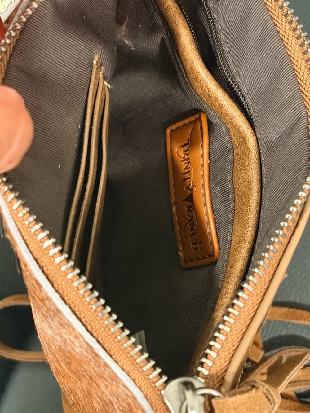 Trinity Ranch Cowhide Wrislet - Picture 6 of 10